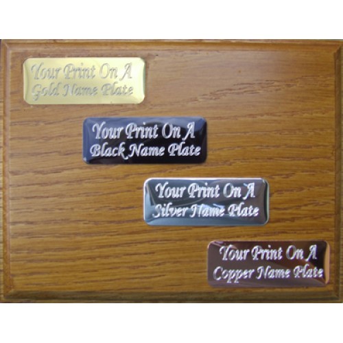 Engraved Name Plate